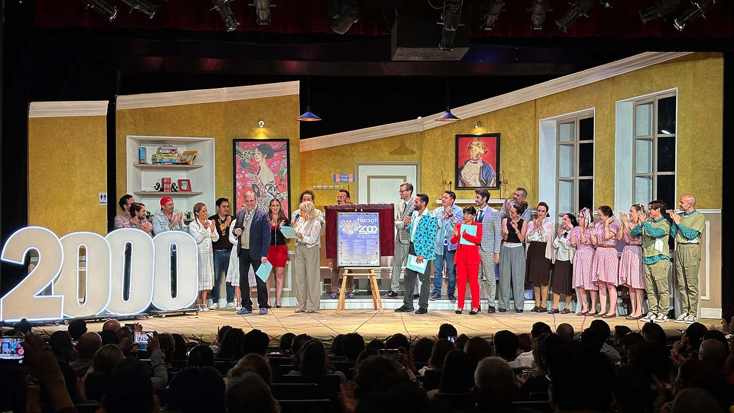 TOC TOC festeja 2 mil históricas funciones  1